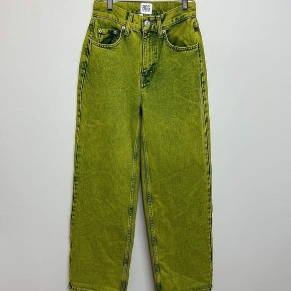 BDG High Rise Baggy Jeans‎ Green Size 25 - Picture 3 of 7